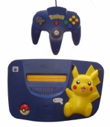 N64 Console + 1 Controller (Pikachu)