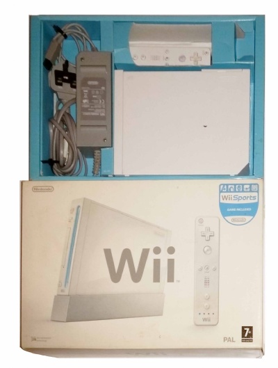 Wii Console + 1 Controller (White) (Boxed) - Wii
