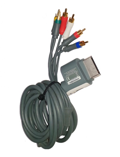 Xbox 360 TV Cable: Official Component HD AV - XBox 360