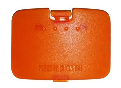 N64 Expansion Pak Lid Cover (Fire Orange) - N64