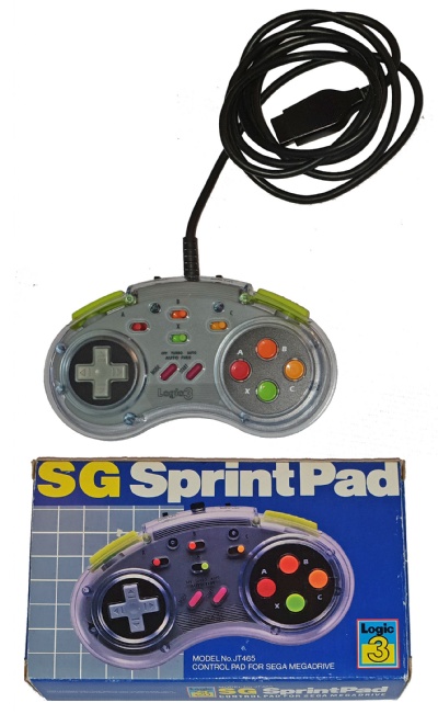Mega Drive Controller: Logic3 Sprint Pad SG (Boxed) - Mega Drive