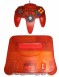 N64 Console + 1 Controller (Fire Orange) - N64