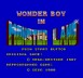 Wonder Boy in Monster Land - Master System