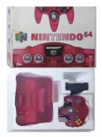 N64 Console + 1 Controller (Watermelon Red) (Boxed)