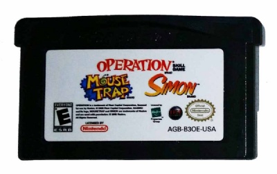 3 Games in 1: Operation + Mouse Trap + Simon - Game Boy Advance