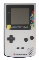Game Boy Color Console (Pokemon Silver & Gold) (CGB-001) (Original shell)