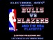 Bulls versus Blazers and the NBA Playoffs - SNES