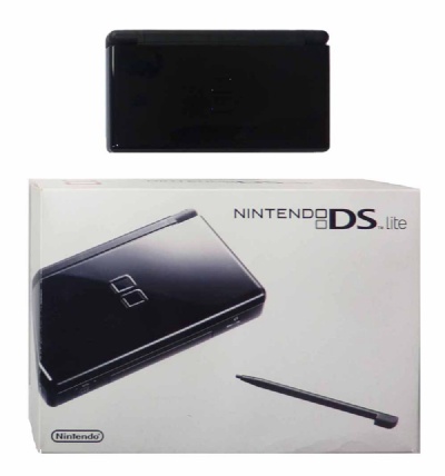 DS Lite Console (Black) (Boxed) - DS