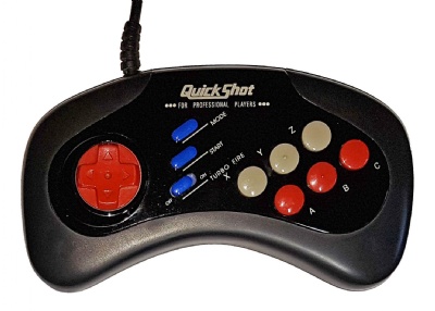 Mega Drive Controller: Quickshot Starfighter 3+3 (QS-173) - Mega Drive