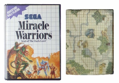 Miracle Warriors: Seal of the Dark Lord (Includes Map) - Master System