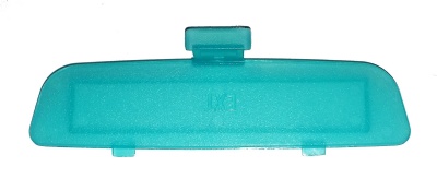N64 EXT Bottom Lid Cover (Ice Blue) - N64