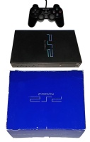 PS2 Console + 1 Controller (Original Black) (Boxed)