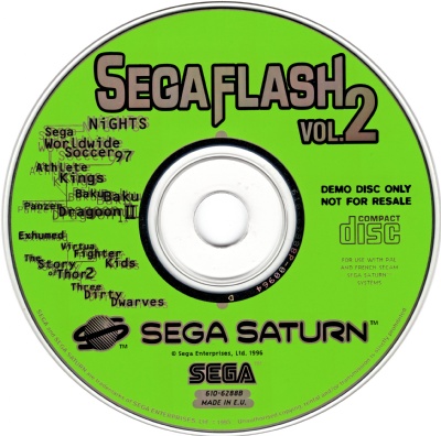 Saturn Demo Disc - Sega Flash Vol. 2 - Saturn
