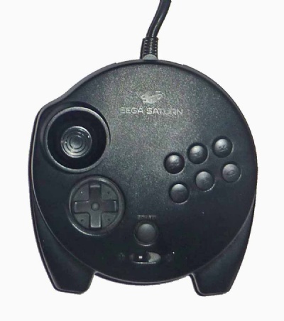 Saturn Official 3D Control Pad (Black) - Saturn