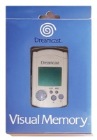 Dreamcast Official VMU (Original White) (Includes Cap) (Boxed)