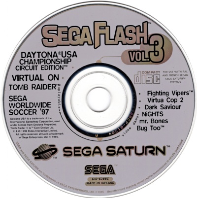 Saturn Demo Disc - Sega Flash Vol. 3 - Saturn