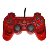 PS2 Official DualShock 2 Controller (Transparent Red)