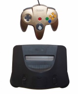 N64 Console + 1 Gold Controller