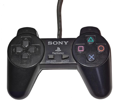 PS1 Official Original Controller (SCPH-1080) (Black) - Playstation