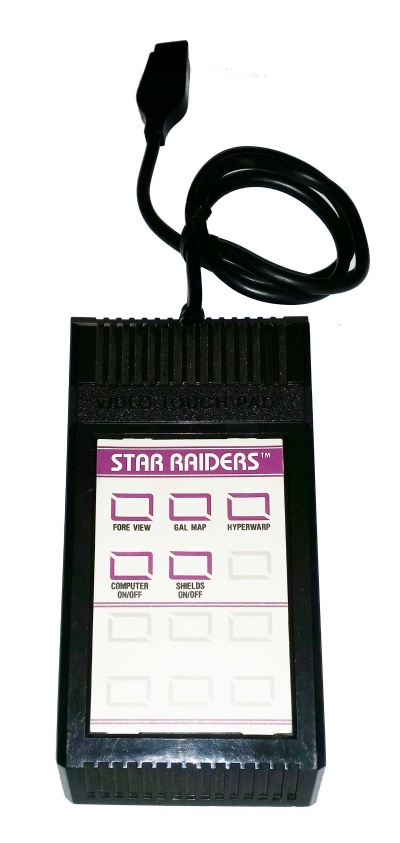 Atari 2600 Official Video Touch Pad (Includes Star Raiders Card) - Atari 2600
