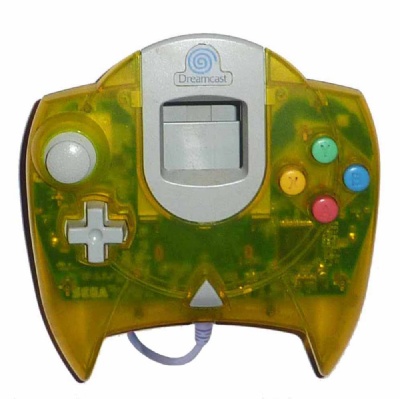 Dreamcast Official Controller (Yellow) - Dreamcast