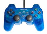 PS1 Official DualShock Controller (SCPH-1200) (Transparent Blue)
