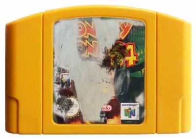 donkey kong 64 yellow cartridge