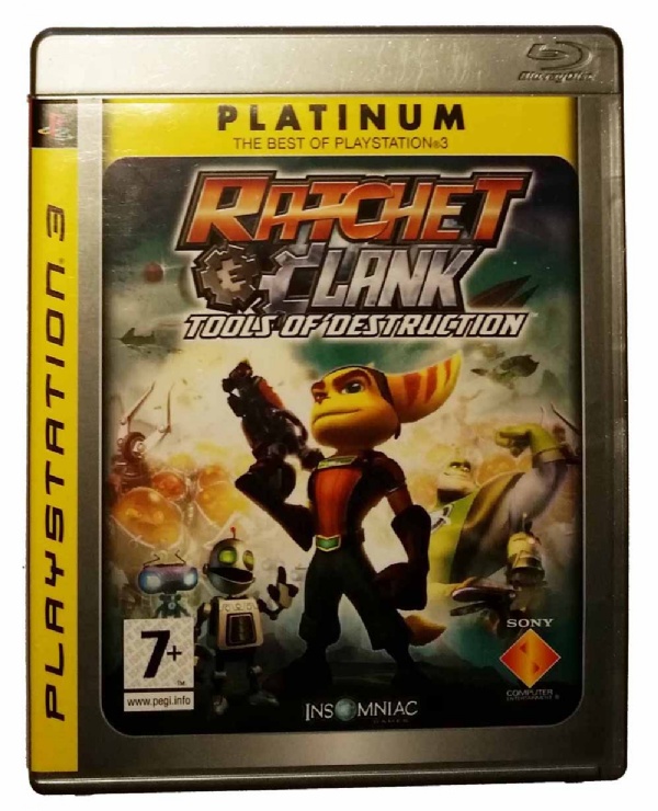 Ratchet & Clank Future: Tools of Destruction - Platinum (PS3) (PlayStation), Used, 0711719962250