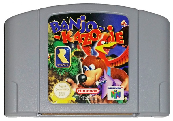 banjo kazooie n64 cartridge