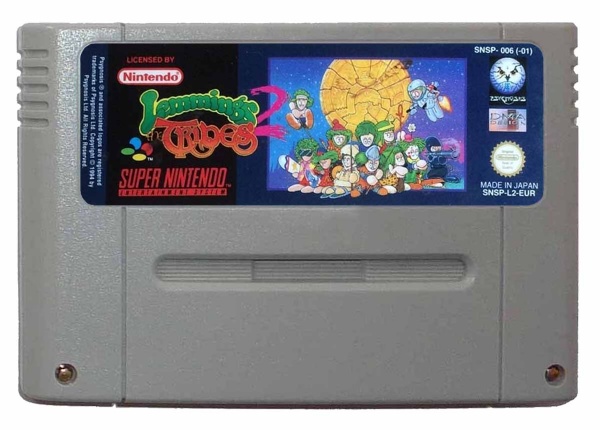  Lemmings 2: Tribes - Nintendo Super NES : Video Games
