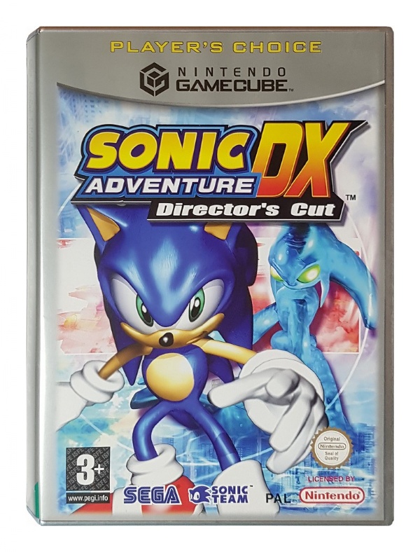 GameCube Replacement Case - NO GAME - Sonic Adventure DX Directors Cut
