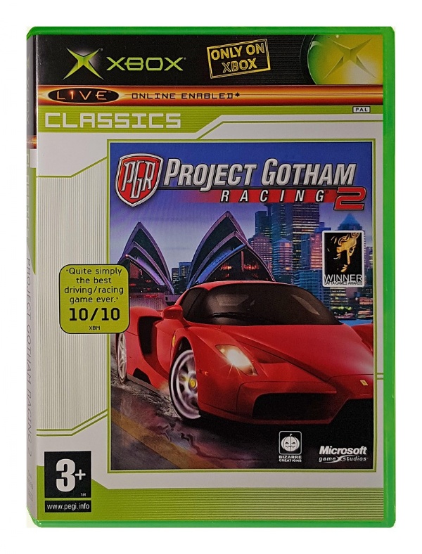 project gotham racing 2 xbox 360