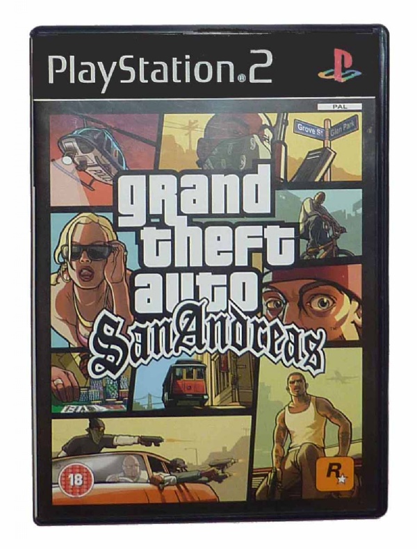 Grand Theft Auto: San Andreas - PlayStation 2 MANUAL INCLUDED +